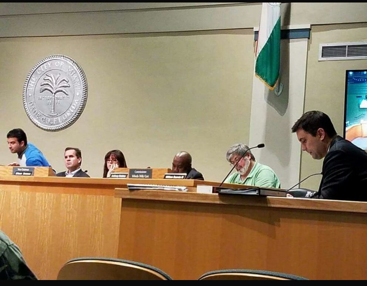 Anthony L. Robbins at City of Miami Commission meeting